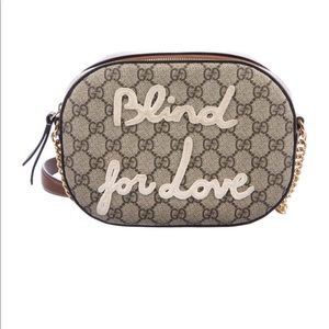 Gucci Supreme Blind For Love Mini Chain Bag